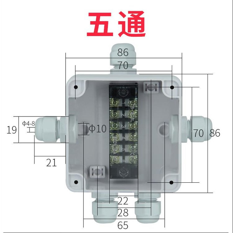 BHD51防爆接線盒 隔爆三通接線盒 DN15穿線過線分線盒