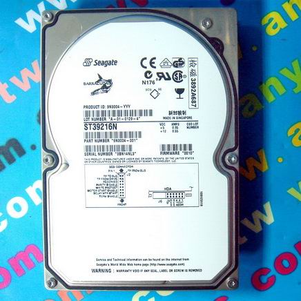 ST39216N IBM．Seagate．Fujitsu廈門源真在倉(cāng)儲(chǔ)特價(jià)供應(yīng)