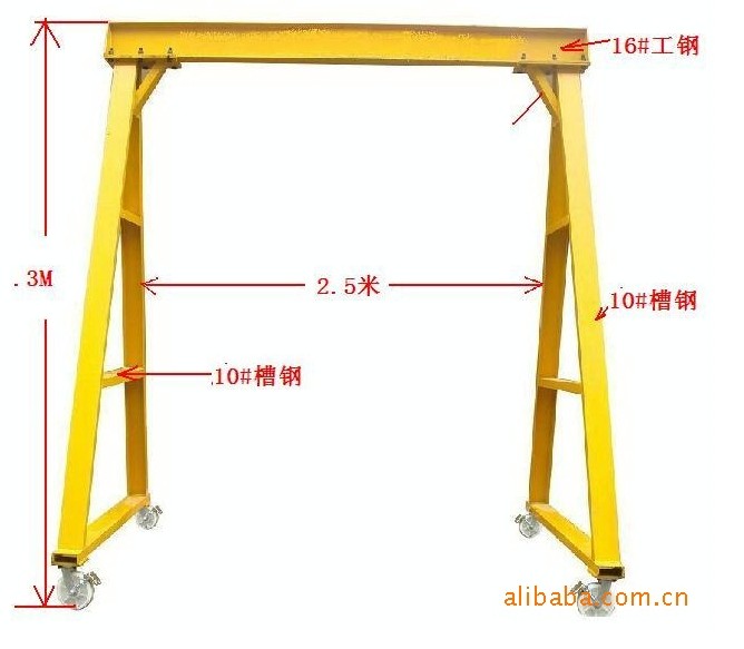 哪里有起重機廠家呢，就選深圳市斯博特，專業(yè)生產(chǎn)門式龍門吊架