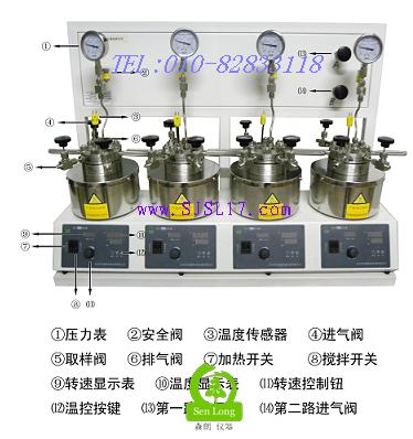 寧夏SLP4100平行高壓反應釜，寧夏SLP4100平行反應釜