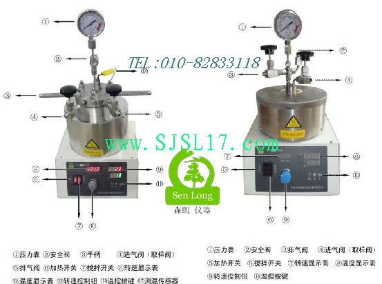 寧夏SLM500微型高壓反應釜，寧夏SLM500微型反應器