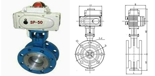 電動硬密封蝶閥D943H-16C