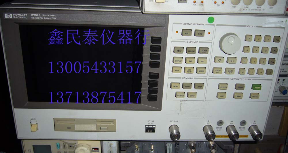 二手HP8751A 500MHZ網(wǎng)絡(luò)分析儀