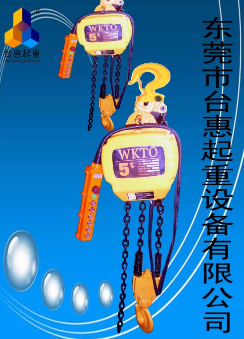 供應(yīng)WKTO環(huán)鏈電動(dòng)葫蘆5噸雙速電動(dòng)葫蘆