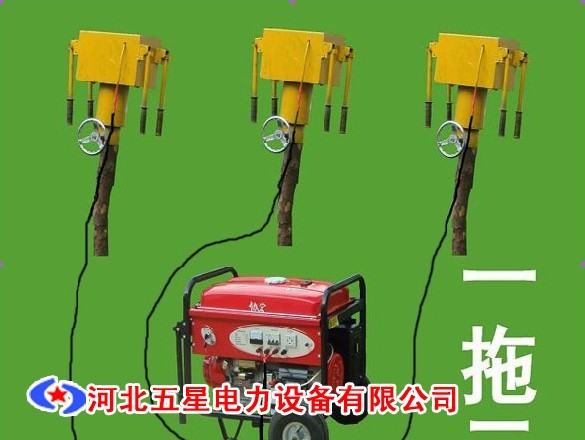 供應(yīng)批發(fā)電動打樁機。。防汛搶險植樁機規(guī)格‘’便攜式防汛打樁機價格=-