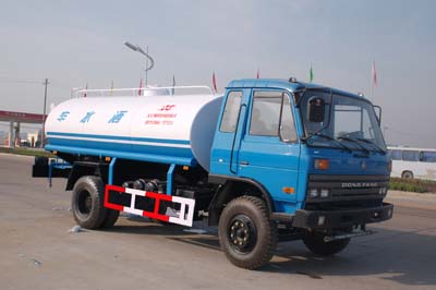 小型挖機(jī)灑水車圖片，7噸運(yùn)水車廠家直銷