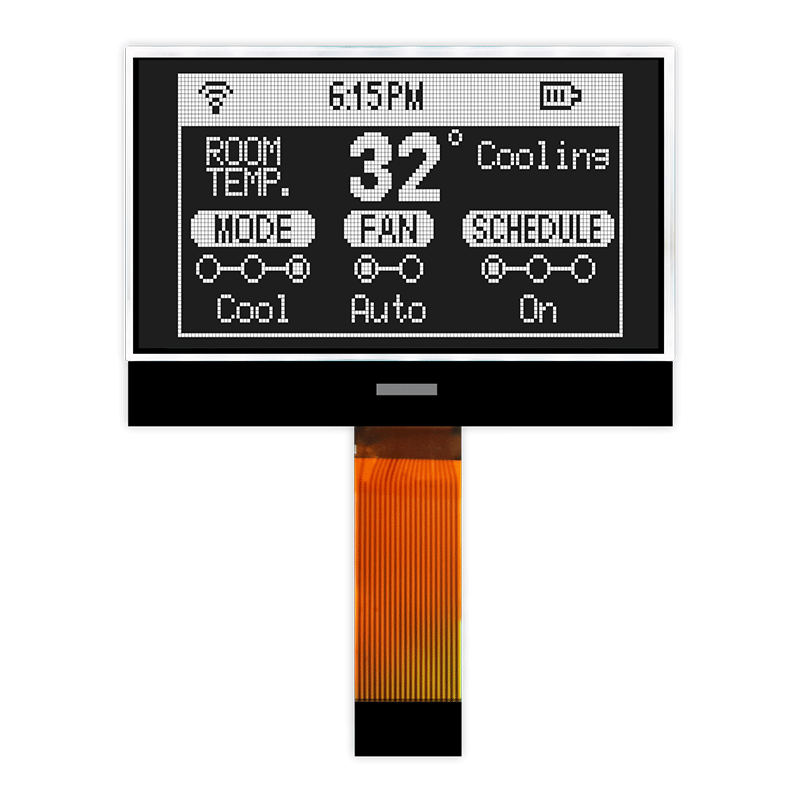 128X64單色COG液晶模塊3.3V MCU8080 ST7567 HTG12864T