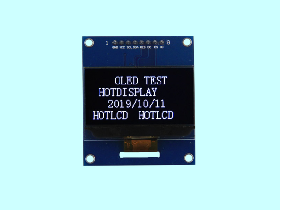 1.54寸OLED/128*64分辨率/LCM深圳LCD工廠LCD廠家