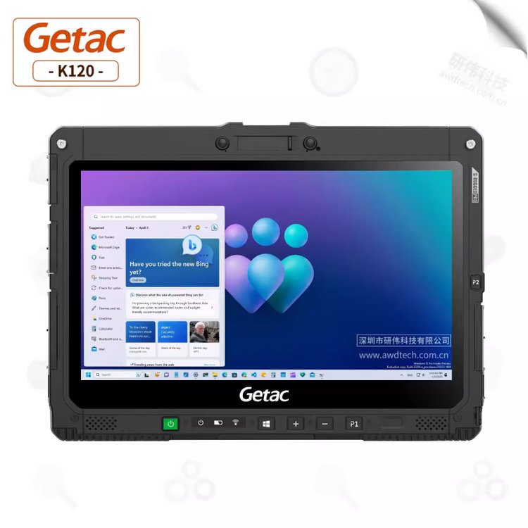 Getac\/神基K12012.5英寸全強(qiáng)固型三防平板電腦可拆卸式鍵盤12代i7