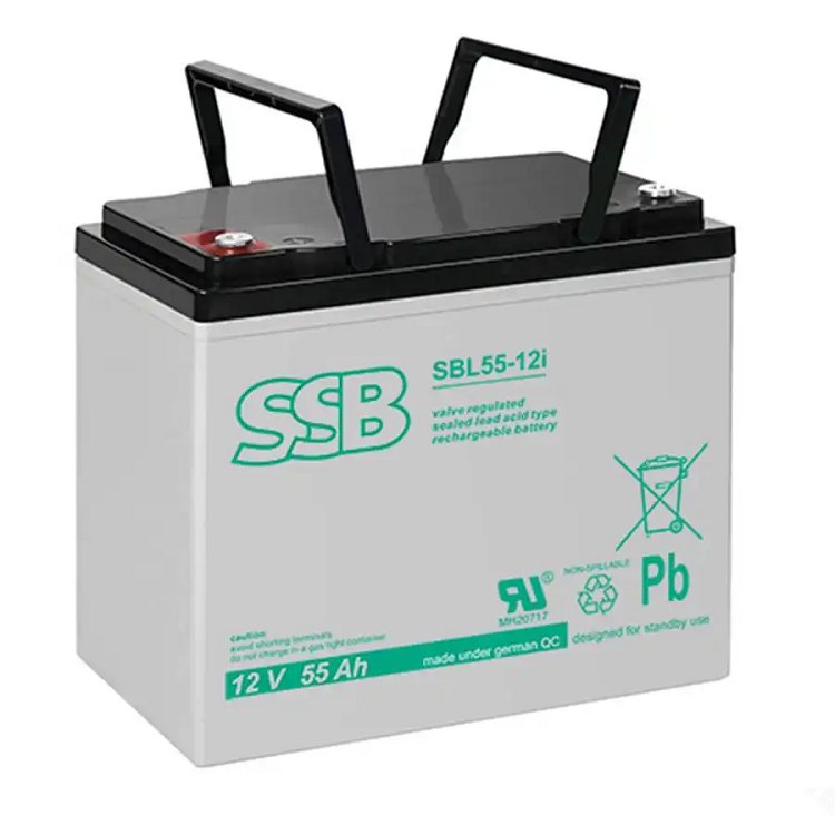 SBL55-12i德國SSB機房系統(tǒng)蓄電池12V55AH直流供電