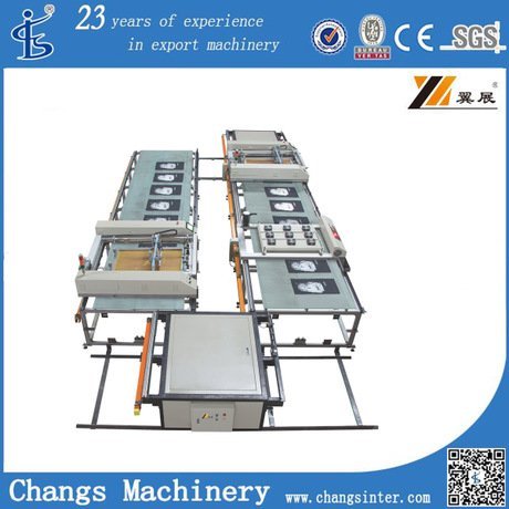 SPT60100自動跑臺印花機(jī)，拖鞋印刷機(jī)，皮革印花機(jī)，益彰機(jī)械