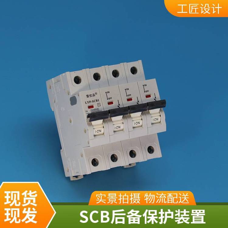 SPD電涌浪涌保護(hù)器專用雷優(yōu)品后備保護(hù)開關(guān)LYP-SCB12交直流電源防雷模塊