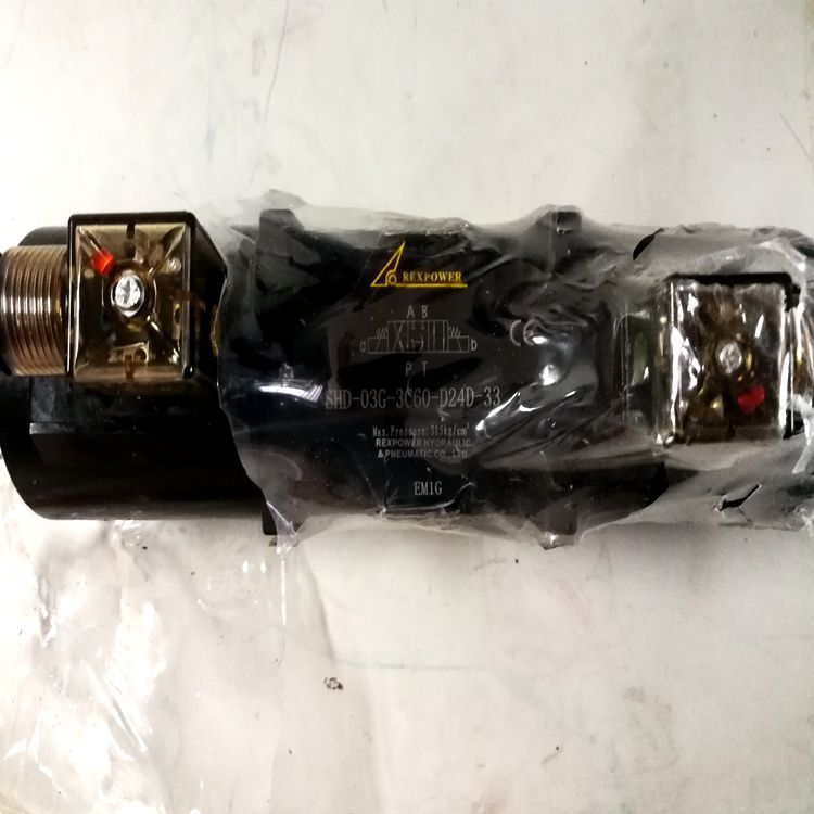 REXPOWER電磁閥，疊加閥，銳力換向閥SHD-03G-2B2-A22D-33原廠