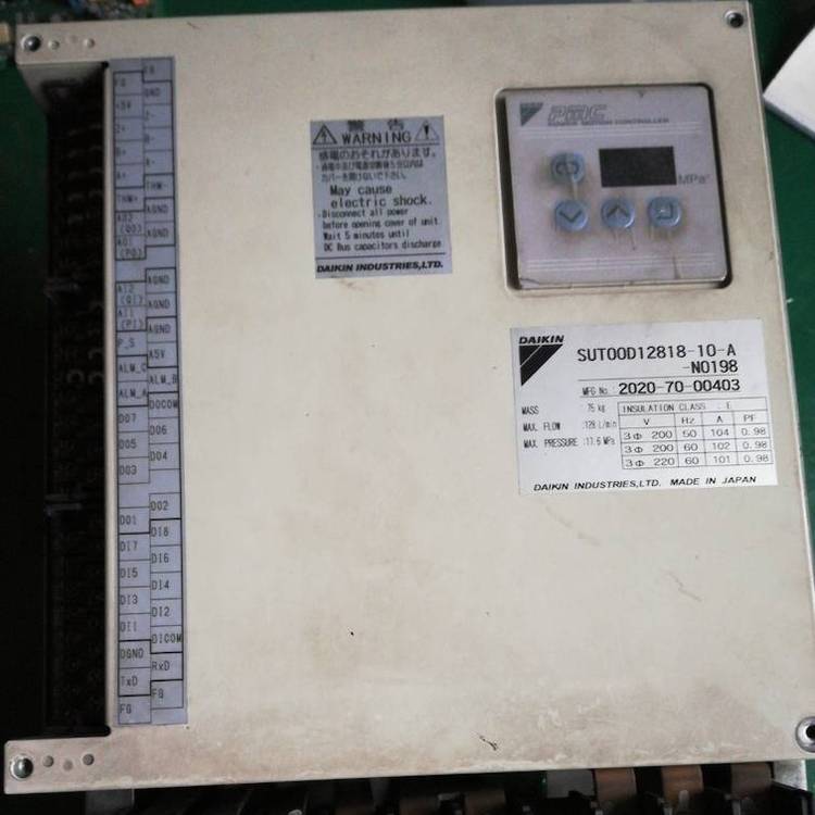 SUT00D128180-10-A-N0198維修大金變頻器故障報警DAIKIN大金注塑機(jī)伺服器修