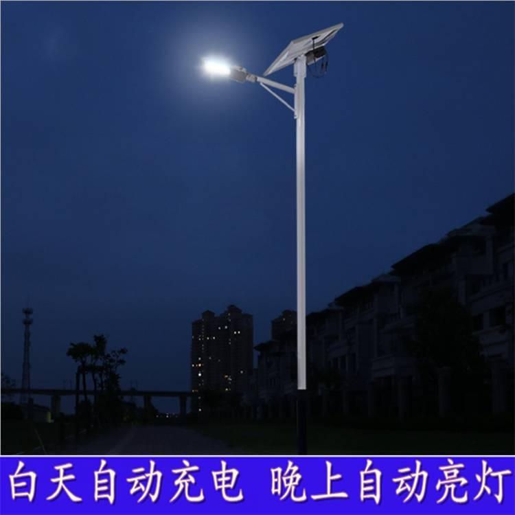 5米6米40瓦50瓦LED光控鋰電路燈美麗鄉(xiāng)村太陽能燈