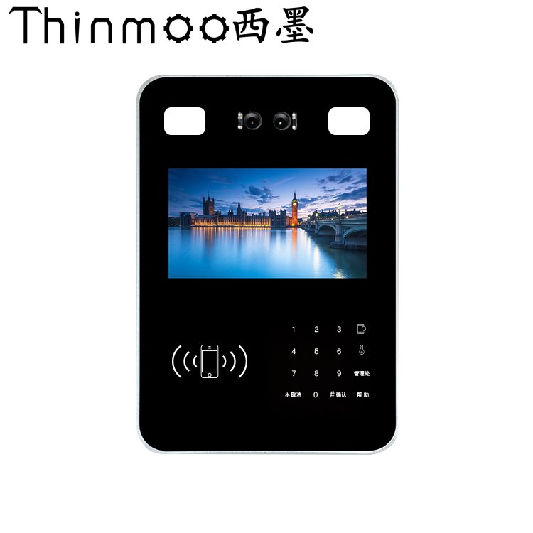 Thinmoo西墨7寸人臉識(shí)別可視對(duì)講門(mén)禁一體機(jī)非接觸門(mén)禁