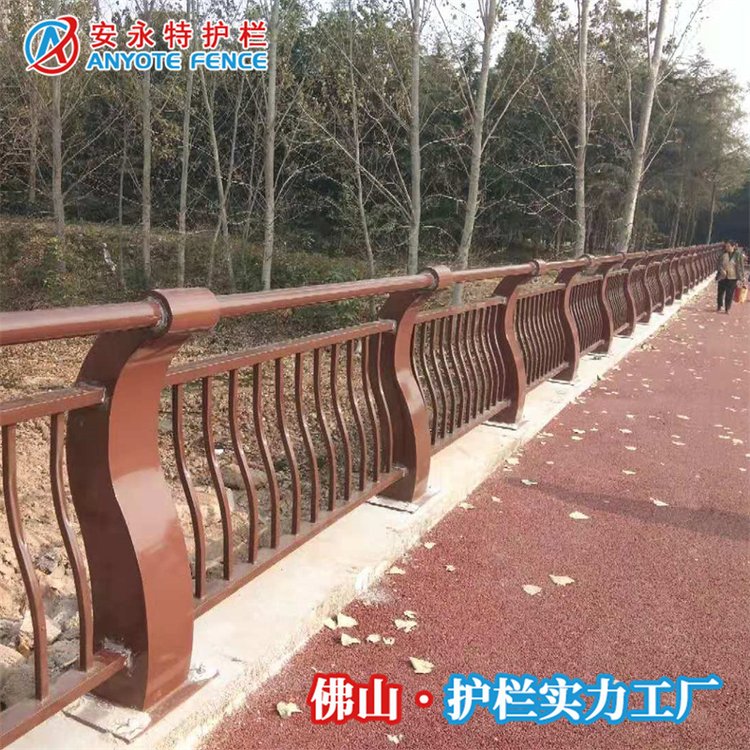 河道橋梁304護(hù)欄水庫河堤江邊圍欄天橋景觀不銹鋼防護(hù)欄桿