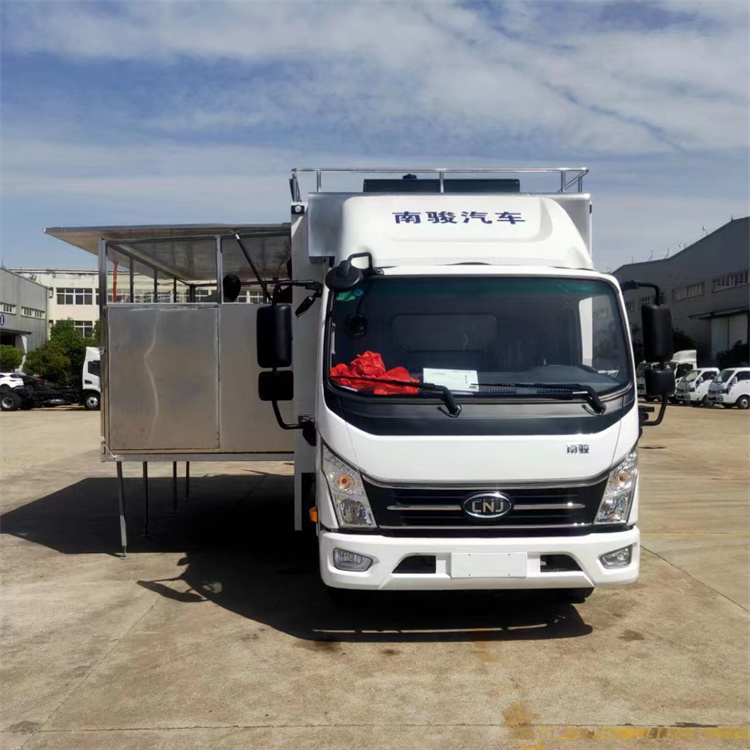 流動餐車移動餐飲車藍(lán)牌廚房車紅白喜事宴席車源頭工廠