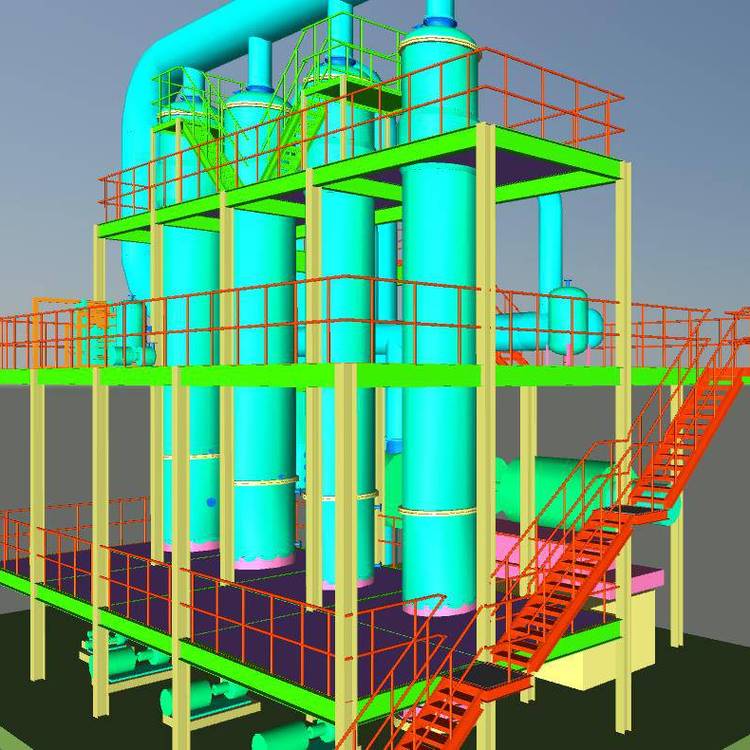 香料香精類廢水三效蒸發(fā)結晶器MVR蒸發(fā)器河北卓普出品好用不貴
