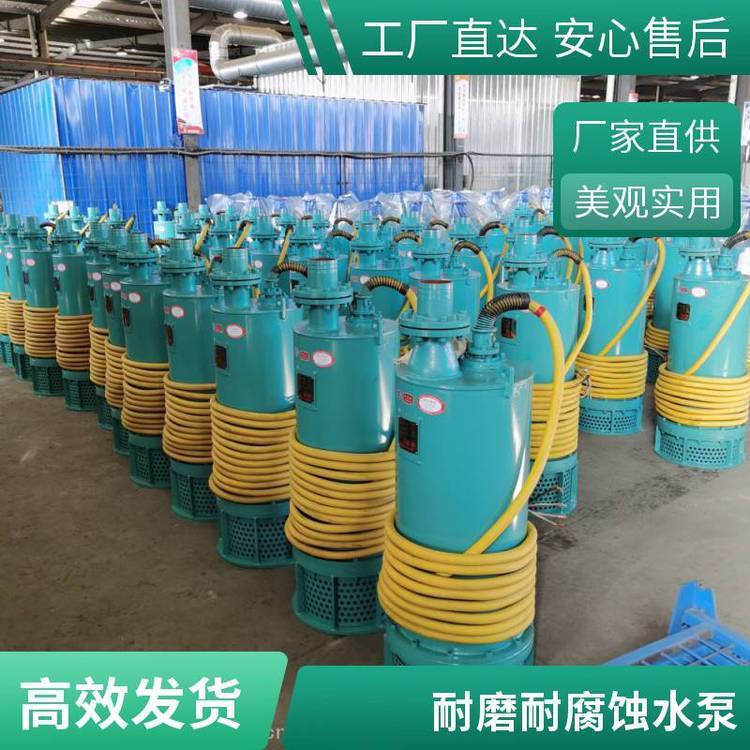 安泰污水潛水排污泵大流量無堵塞潛污泵配全銅防爆電機