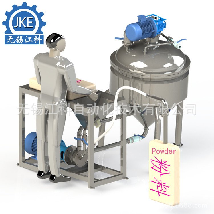 PLM-5.5kw粉液分散混合乳化機(jī)，吸粉式乳化泵剪切分散設(shè)備廠