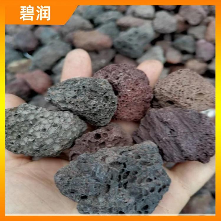 園林綠化污水處理用火山巖填料不易堵塞布水布?xì)饩鶆蚪回浖皶r碧潤