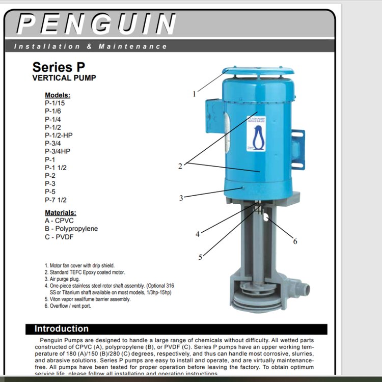 優(yōu)勢(shì)供應(yīng)Penguin泵P-1AEK-3美國(guó)泵閥原裝進(jìn)口