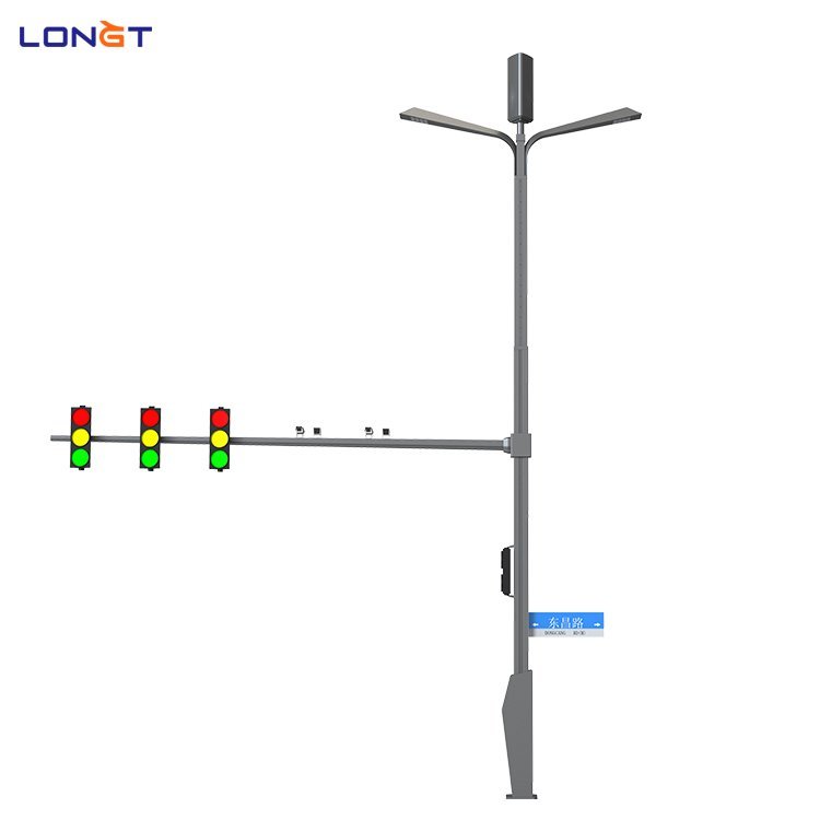 智慧燈桿定制多桿合一路燈桿廠商多功能桿市政工程