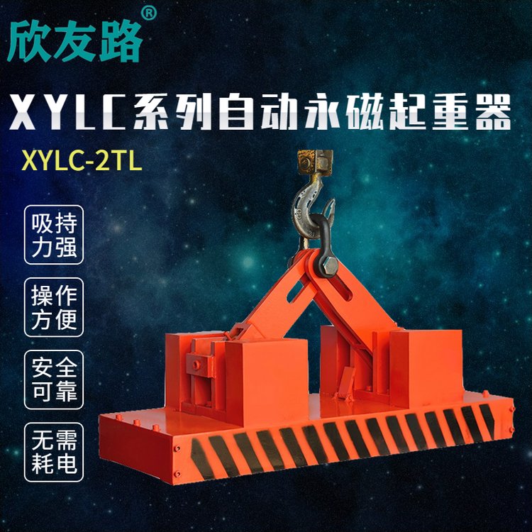 欣友路XYLC系列自動(dòng)永磁起重器自吸式永磁吸盤(pán)行車鋼板專用吊具