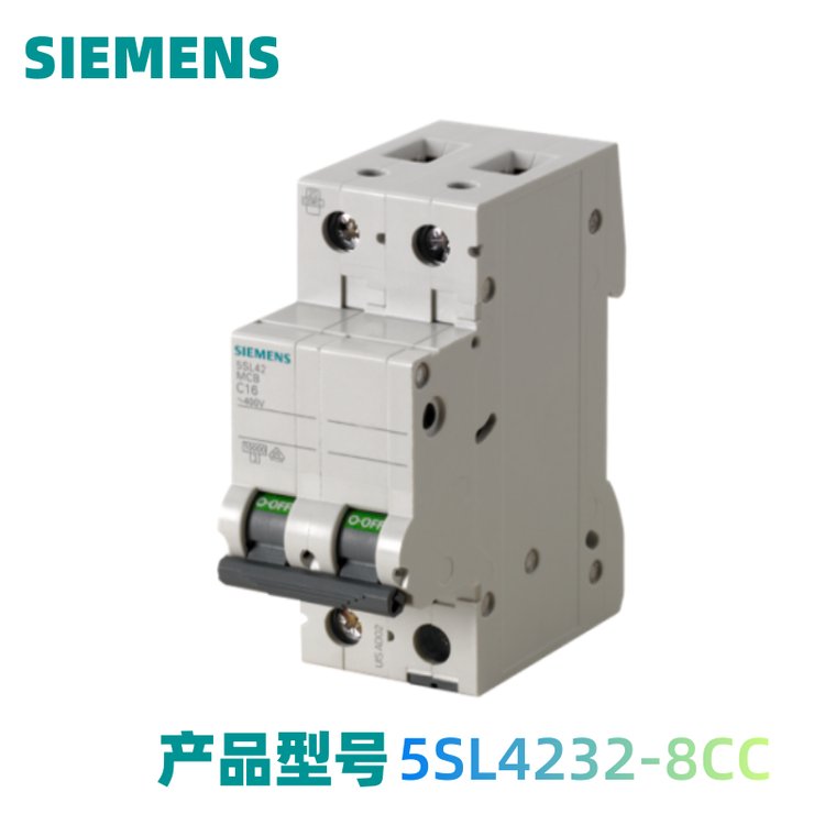 西門子5SL4232-8CC小型斷路器400V10kA2極D32A