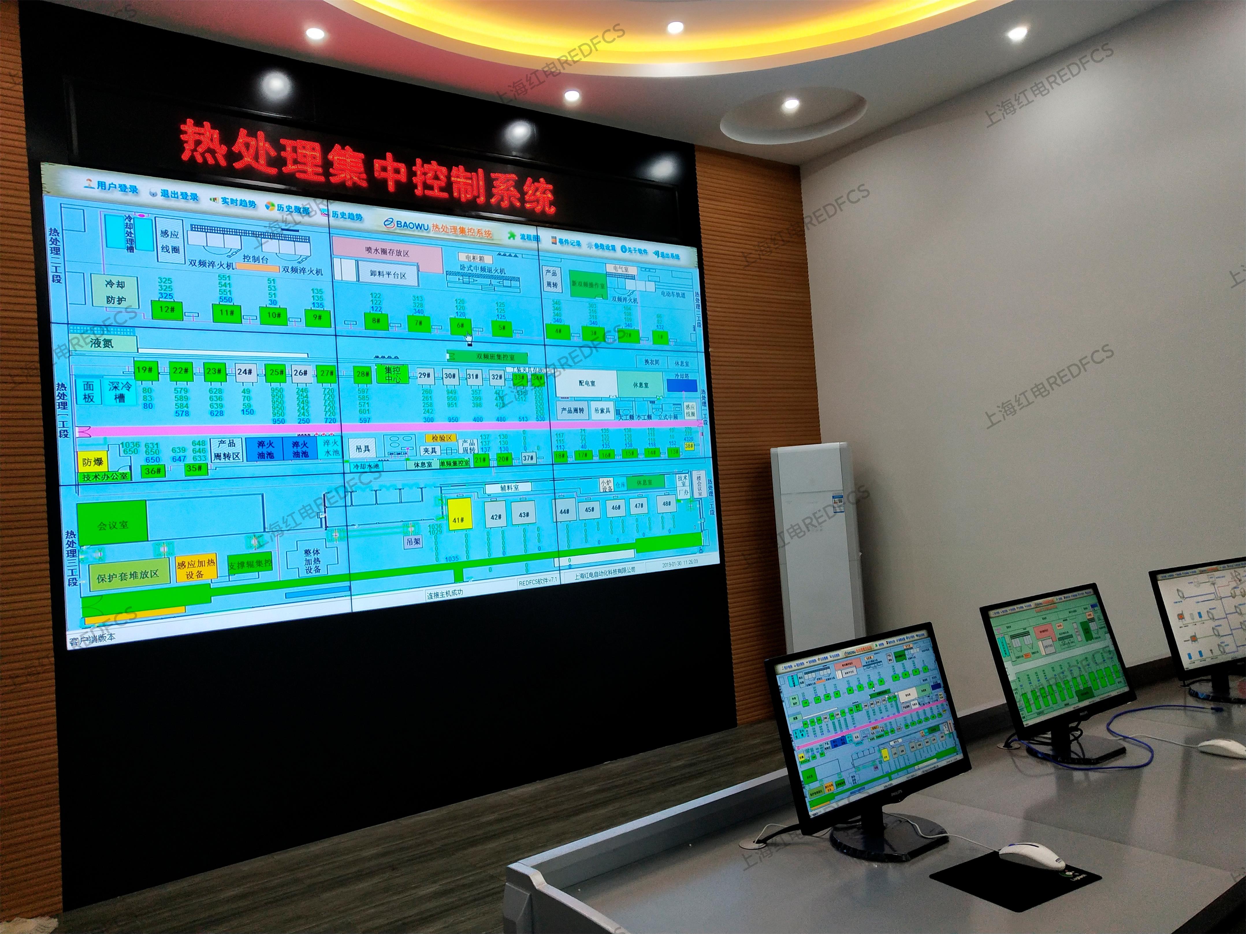 紅電REDFCS熱處理集中控制系統(tǒng)裝置數字化改造