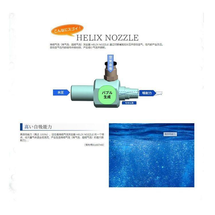 日本taiseikogyo大生工業(yè)自吸渦流微細氣泡發(fā)生器HELIXNOZZLE