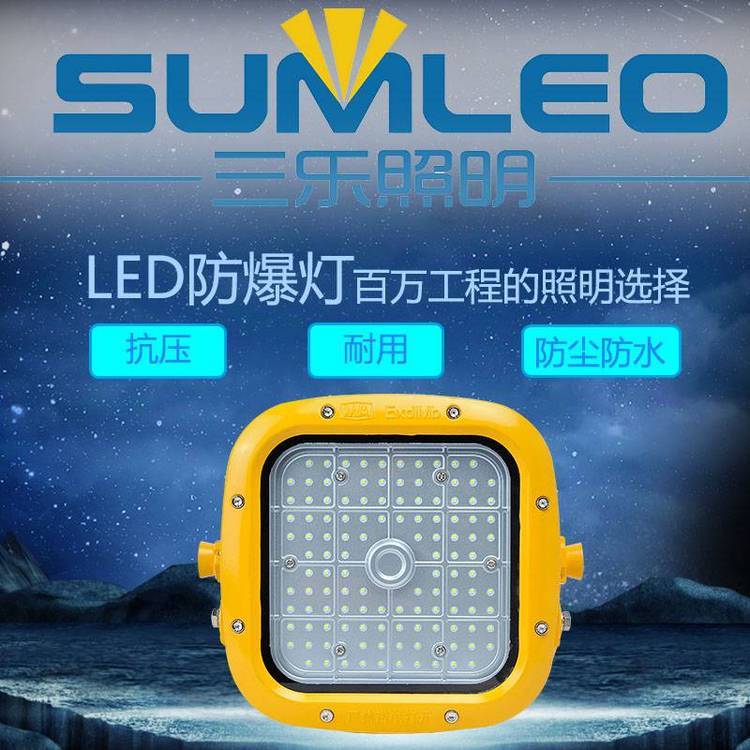 三樂(lè)照明20W吸頂式LED防爆燈50W防水防塵防腐免維護(hù)***LED吸頂燈