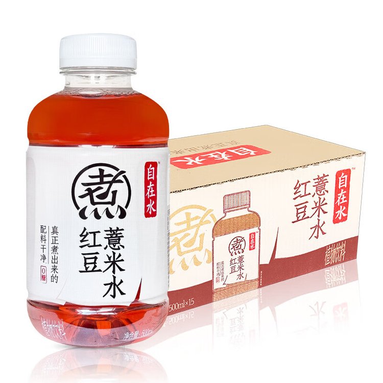 元?dú)馍肿栽谒t棗枸杞\/紅豆薏米\/清爽綠豆500ml