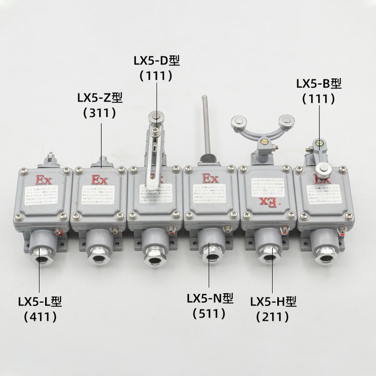 防爆行程開關(guān)限位B型DLXKLX5-15B\/5d腳踏雙踏柱塞lx5-D滾輪