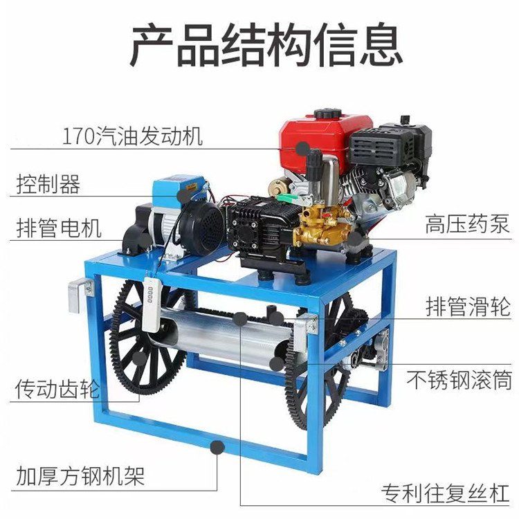 卷管式高壓打藥機(jī)手持式消殺防疫機(jī)高射程霧化噴霧器