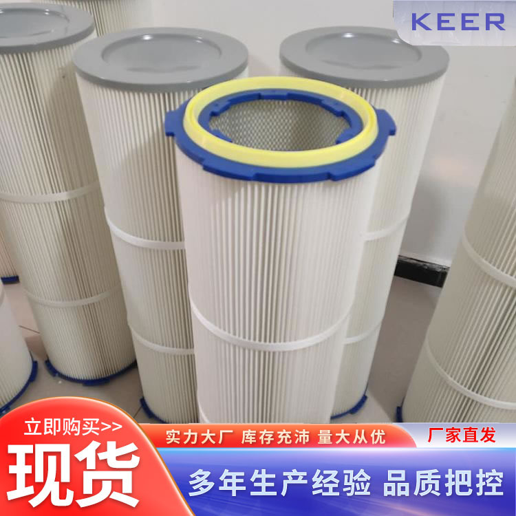 廠家直供除塵濾芯濾筒工業(yè)除塵器六耳快拆噴塑過(guò)濾器粉末覆膜