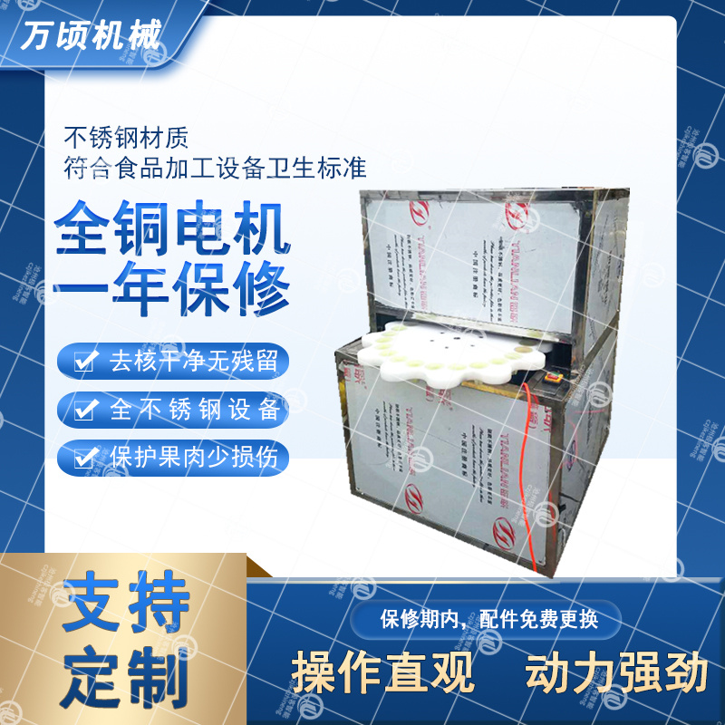 主推半自動化椰棗去核機棗沖核計鮮棗叼核機器廠家