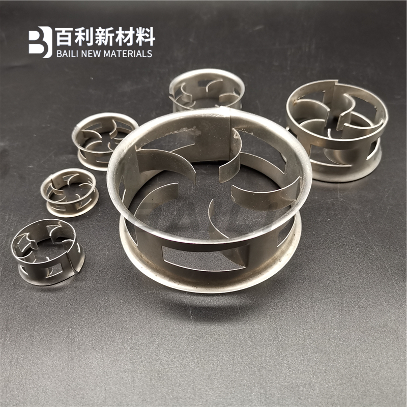 散堆填料不銹鋼316L材質階梯環(huán)塔內件規(guī)格16mm25mm38mm50mm76mm