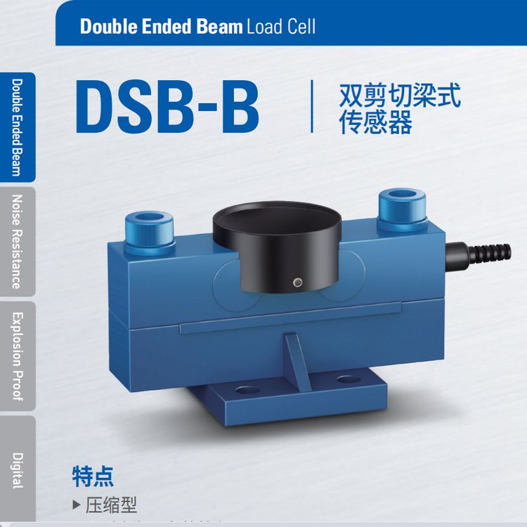 韓國(guó)凱士CASDSB-B剪切式傳感器DSB-B-30T漏斗秤汽車衡稱重傳感器