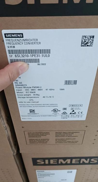 PM240-255KW功率單元6SL3210-1PE31-1UL0西門(mén)子代理商G120變頻器