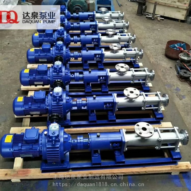 污水處理螺桿泵FG60-111KW960轉(zhuǎn)石灰漿螺桿污水泵達(dá)泉泵業(yè)