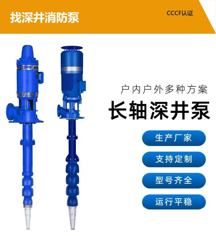 檢修排水長軸深井泵全銅芯電機性能穩(wěn)定支持定制