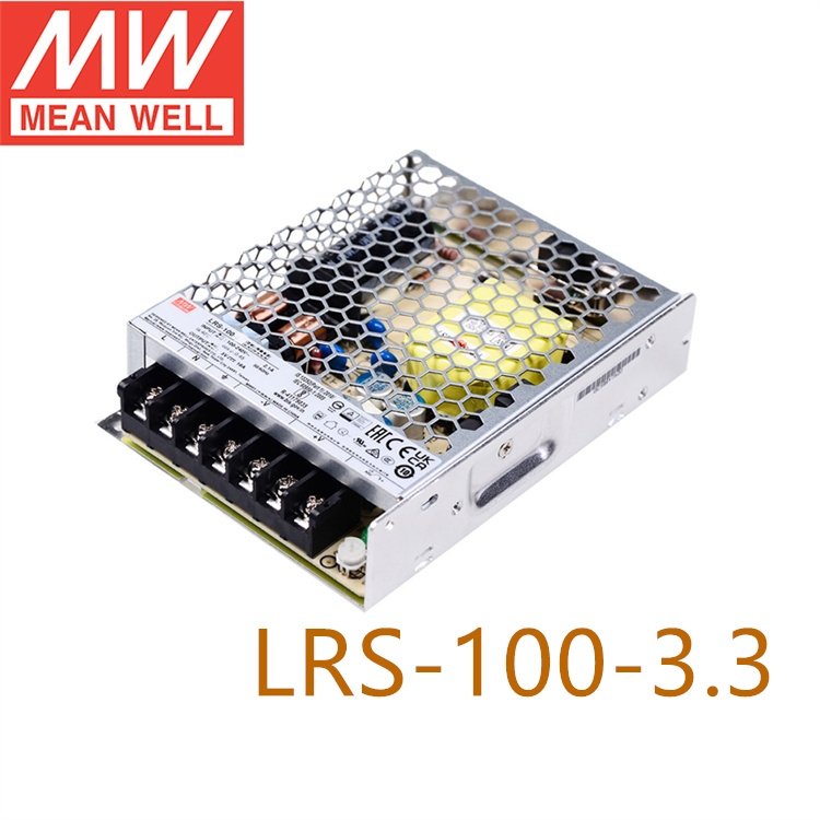 LRS-100-3.3v30a單組輸出監(jiān)控工控電源適配12v明緯開關電源