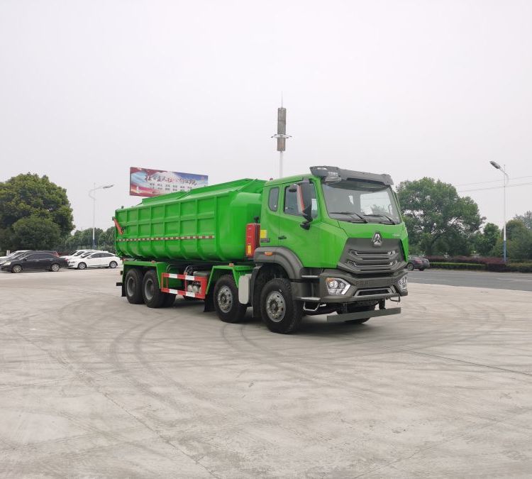 污水廠污泥清運(yùn)車國六密封式污泥自卸車防腐蝕淤泥運(yùn)輸車