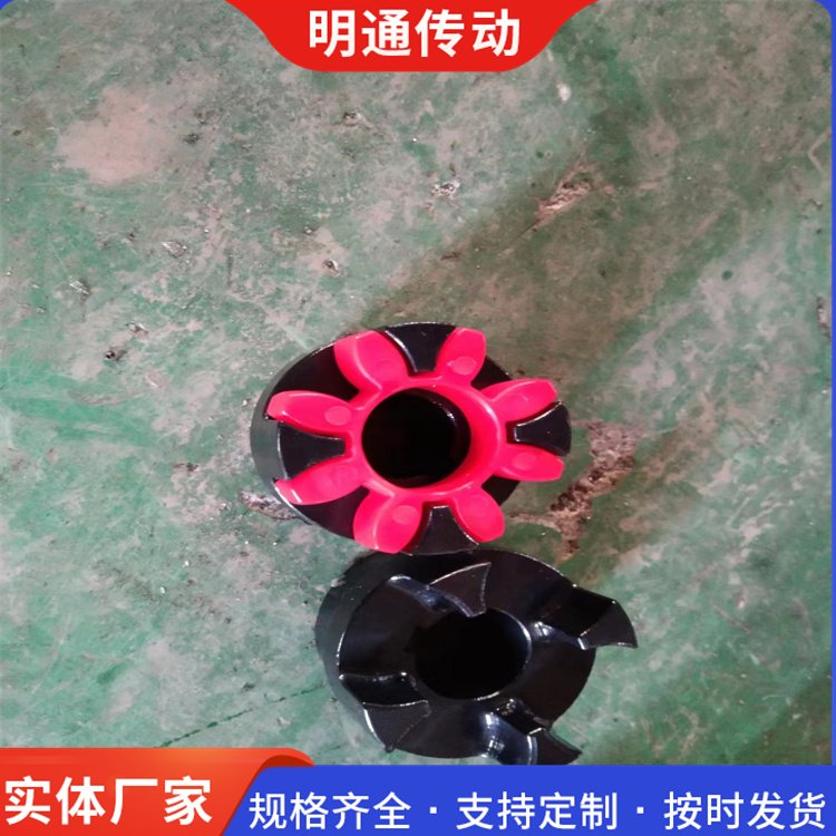 彈性星型聯(lián)軸器XL型爪式連軸器梅花墊聯(lián)軸節(jié)明通定制