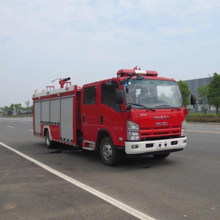 國(guó)六小型3.5噸慶鈴水罐消防車鄉(xiāng)鎮(zhèn)滅火車供應(yīng)