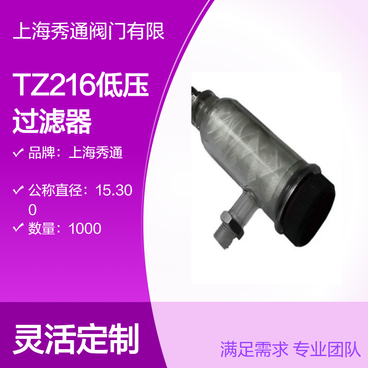 TZ216低壓過濾器電廠水用過濾閥TZ216A電廠專用有機(jī)玻璃過濾裝置