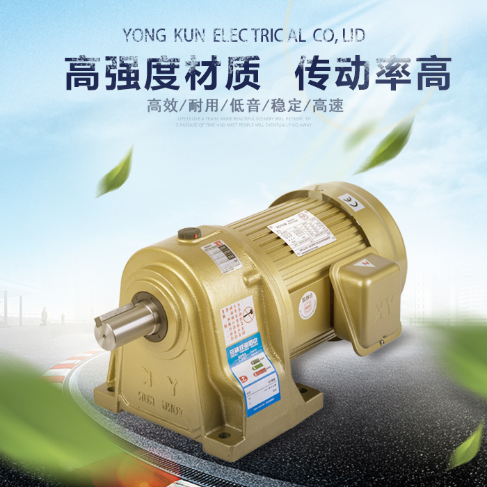 齒輪減速電動(dòng)機(jī)永坤電機(jī)NCH28-750W-50S系列高效三相異步馬達(dá)