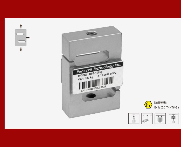 美國傳力S型拉式稱重傳感器BSS-10T穩(wěn)定可靠安裝簡便、快速